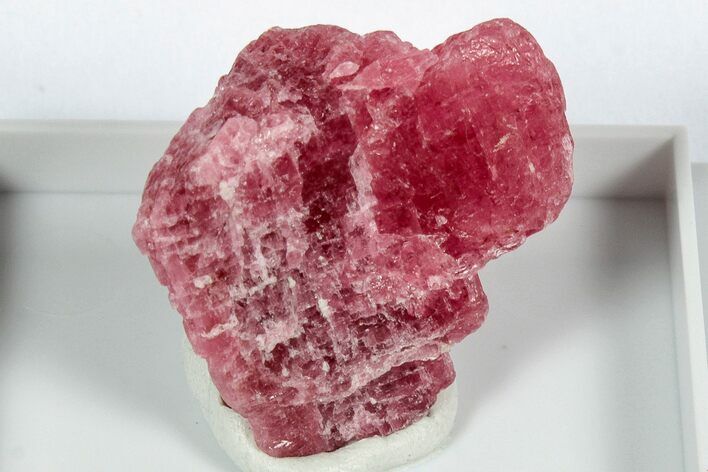 Striking Cherry-Red Rhodonite Specimen - Brazil #344954